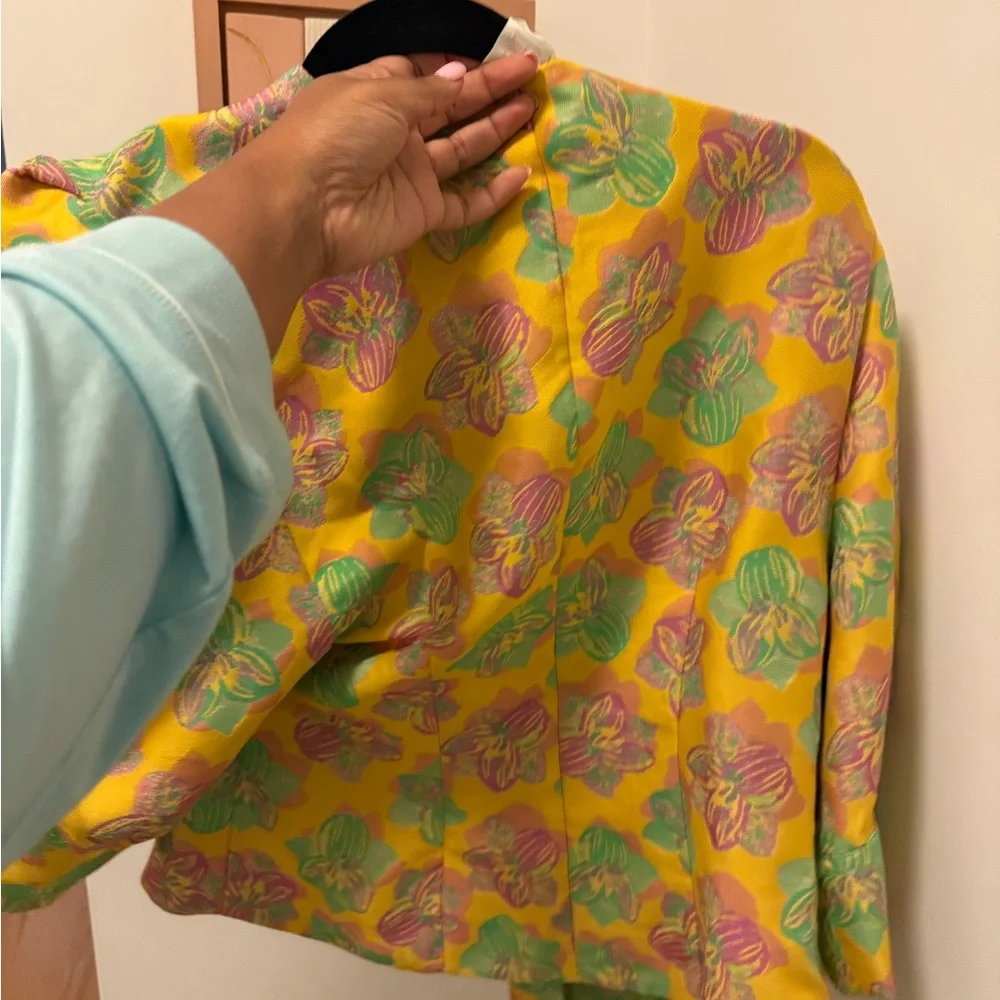 Jasper floral-jacquard blouse - Picture 9 of 12